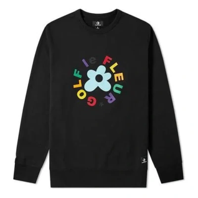 Converse X Golf Le Fleur Crew Sweatshirt 'black'