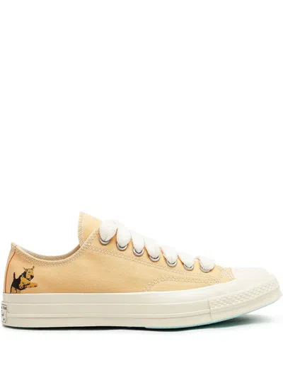 Converse X Golf Le Fleur Darryl Chick 70 运动鞋 In 黄色