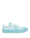 Converse X Golf Wang Woman Sneakers Sky Blue Size 9.5 Soft Leather In Blue