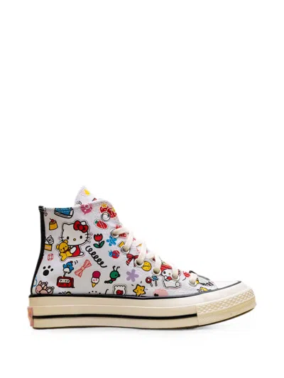 Converse X Hello Kitty And Friends Chuck 70 Sticker-details Lace-up Sneakers In Multi