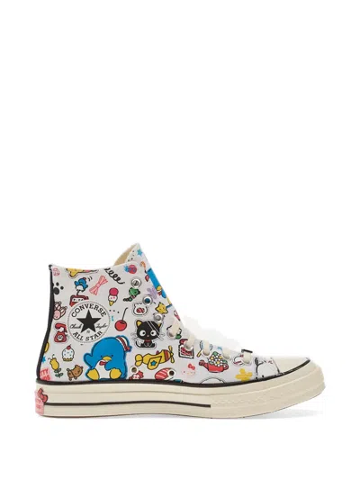 Converse X Hello Kitty And Friends Chuck Taylor 70 Printed Sneakers In White