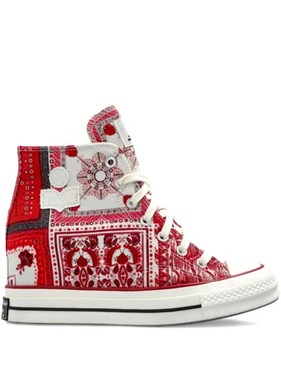 Converse X Isabel Marant Chuck 70 High-top Sneakers In Red