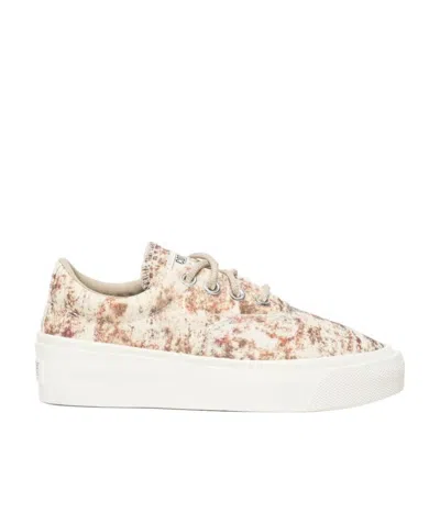 Converse X John Elliott Skid Grip Floral-print Platform Sneakers In Multi