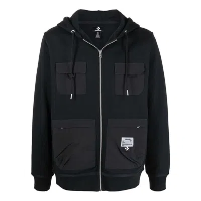 Converse X Josh Vides Utility Fleece Hoodie 'black'
