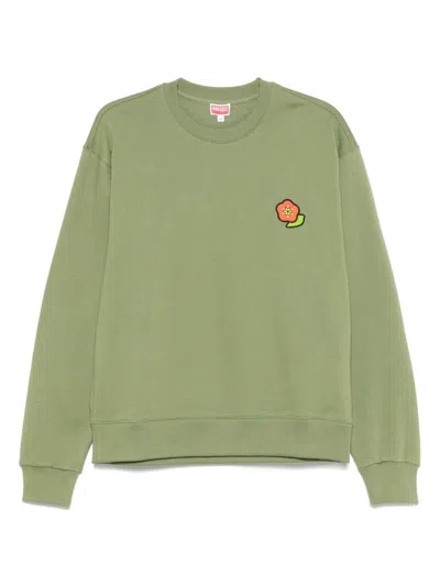Converse X Kenzo Cotton Crewneck Sweatshirt In Green