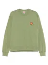 Converse X Kenzo Cotton Crewneck Sweatshirt In Green