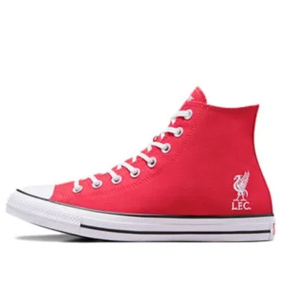 Converse X Lfc Chuck Taylor All Star Shoes 'red White' In Multi