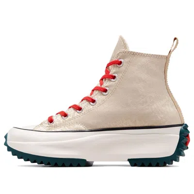 Converse X Liverpool F.c. Run Star Hike Platform High 'you'll Never Walk Alone' In Gray