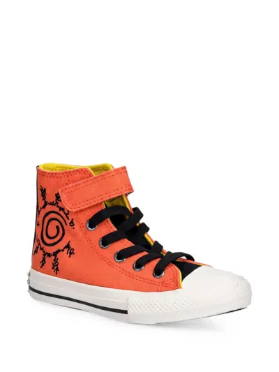 Converse Kids' X Naruto Shippuden High-top Sneakers In Orange