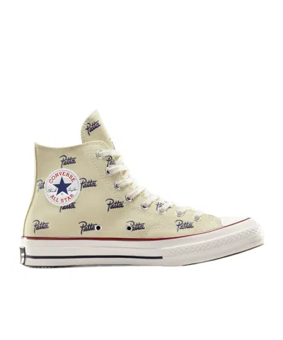 Converse X Patta Co-branded Round-head High-top Casual Shoes In Nude