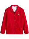 Converse X Patta Coaches Jacket In Red