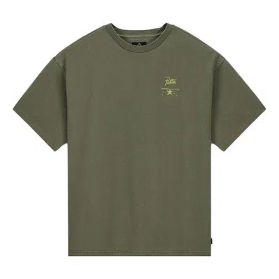 Converse X Patta Four-leaf Clover Short Sleeve T-shirt 'olive Green'