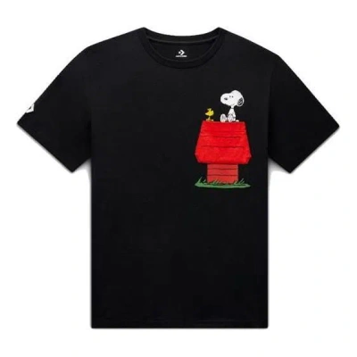 Converse X Peanuts Pocket T-shirt 'black'