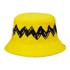 Converse X Peanuts Reversible Bucket Hat 'cyber Yellow' In Multi