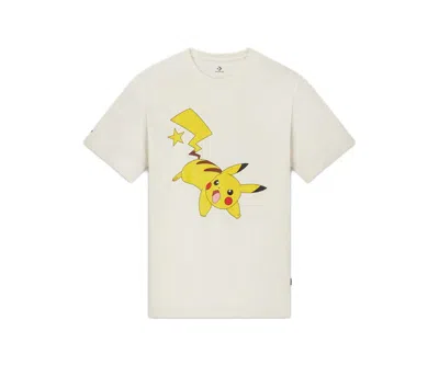 Pre-owned Converse X Pokemon Pikachu T-shirt In White