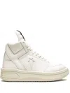 Converse X Rick Owens Drkshdw Turbowpn Mid Sneakers In White