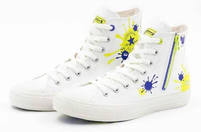 Pre-owned Converse X Splatoon3 Collabo Sneakers All Star Z Hi White 5in-10in Japan