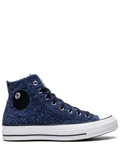 Converse X Stüssy Chuck 70 "8-ball" Sneakers In Blue