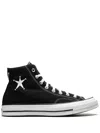 Converse X Stüssy Chuck 70 Hi "black/white" Sneakers In Black