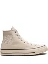 Converse X Stüssy Chuck 70 High "fossil" Sneakers In Neutrals
