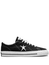 Converse X Stussy One Star Ox Low Sneakers In Black