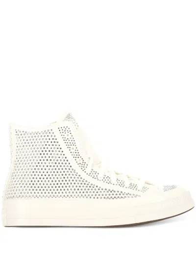 Converse X Swarovski® Chuck 70 Sneakers In White