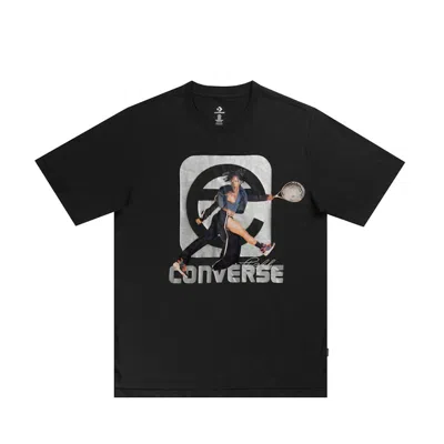 Pre-owned Converse X Telfar Tc T-shirt In Black