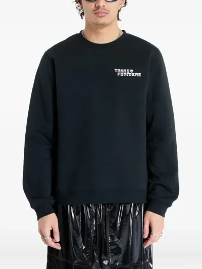 Converse X Transformers Printed Sweatshirt In Black
