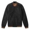 Converse X Vince Staples Insulated Varsity Jacket 'black Orange'