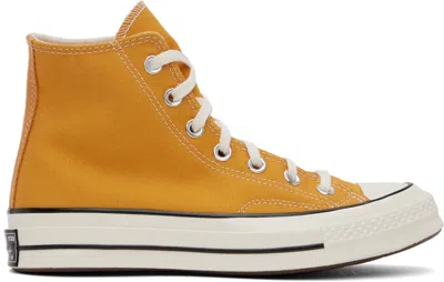 Converse Yellow Chuck 70 Trainers In Sunflower/black/egre