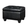 Convience Concept 6th Avenue Storage Ottoman In Black