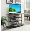 Convience Concept Designs2go No Tools Wide Highboy Tv Stand In Black