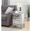 Convience Concept Gold Coast Vineyard 3 Drawer Mirrored End Table