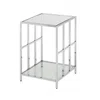Convience Concept Mission Glass End Table In Transparent
