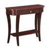Convience Concept Newport Console Table In Brown
