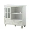 Convience Concept Tahoe Highboy Tv Stand In White