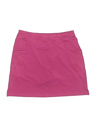 Pre-owned Coo Run Active Skort In Pink