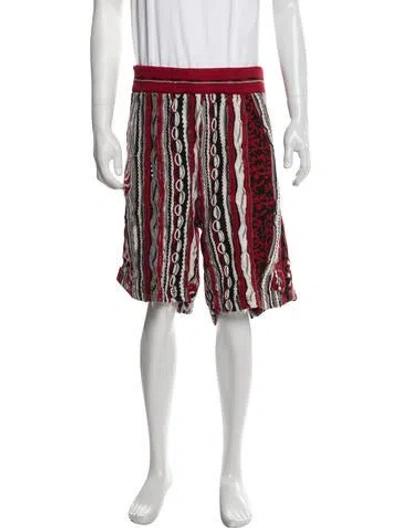 Pre-owned Coogi Patterned Shorts In Red