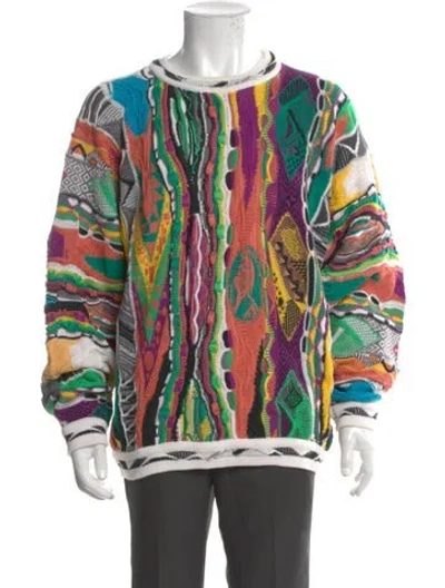 Pre-owned Coogi Vintage 1980's Cardigan In Green