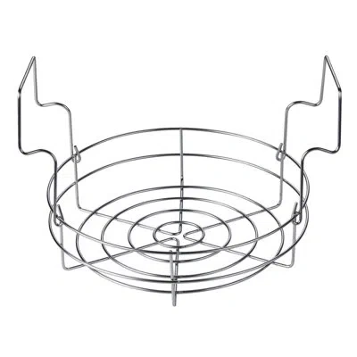 Cook N Home 12-inch Canning Rack, 304 Stainless Steel Steamer Canning Jar Rack, Kit For Regular Wide Mouth Mason