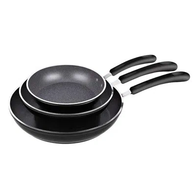 Cook N Home 8 In. Aluminum Non-stick Omelette Pan In Black