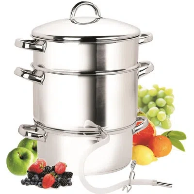 Cook N Home Canning Juice Steamer Extractor Multi-pot In Stainless Steel