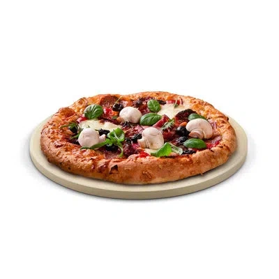 Cook N Home Cordierite Pizza Stone In Beige