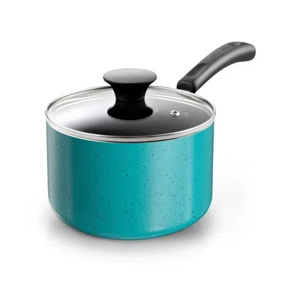 Cook N Home Nonstick Sauce Pan Multi-purpose Pot With Glass Lid In Green