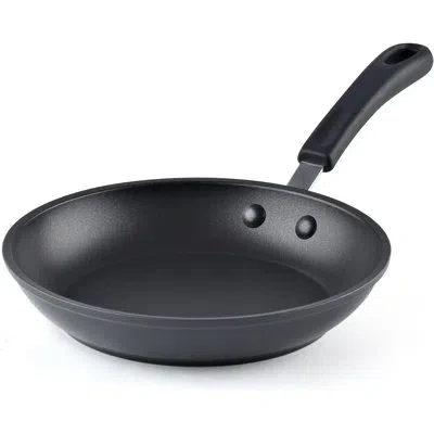 Cook N Home Nonstick Saute Fry Pan 8-inch Professional Hard Anodized Frying Pan, Dishwasher Safe With Stay-cool  In Black
