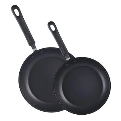 Cook N Home Pan Hard Anodized Nonstick Frying Pan In Black