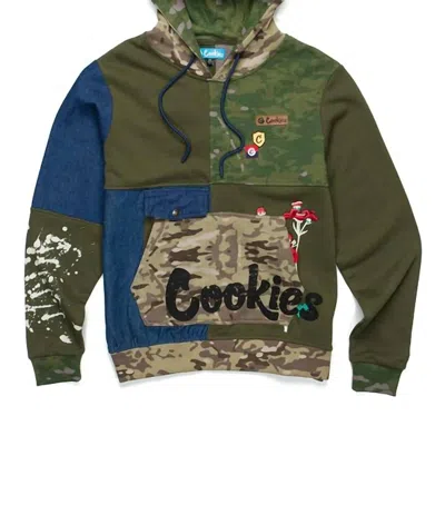 Cookies Men's Backcountry Fleece Pullover Hoodie In Olive In Green