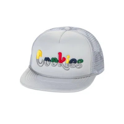 Cookies Men's Catamaran Mesh Trucker Hat In Grey