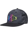 Cookies Men's  Black, Camo Across The Board Snapback Hat In Black,camo