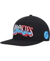 Cookies Men's  Black Upper Echelon Snapback Hat In Black